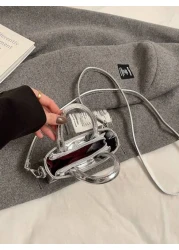 New Shiny Classic Minimalist Small Handbag Mini Evening Purse Crossbody Bag