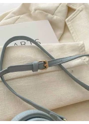 1 Pc New Model Girl s Fashion Retro Color Matching Handbag Pu Material Twist Lock Closure Crossbody Bag Simple And Elegant Casual And Versatile A Must Have For Daily Travel