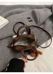 Mini Sized Baseball Bag Solid Color Printed Mini Bag Fashionable Small Bag