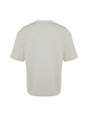  Collection Premium Textured Oversize Knitwear Pike T-Shirt - Tmnss23Ts00079