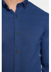  Collection Khaki Regular Fit Apache Collar Linen Shirt Tmnss20Go0443