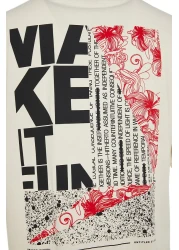  Collection Stone Oversize/Wide Cut Text Back Printed 100% Cotton T-Shirt Tmnss21Ts1064