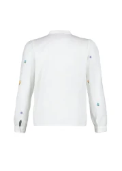  Collection Ecru Embroidery Detailed Regular Regular Fit Woven Shirt Twoss23Go00152