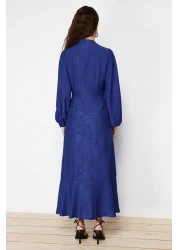  Modest Saks Jacquard Floral Woven Dress Tctss24Eb00064