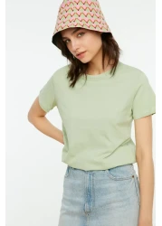  Collection تي شيرت وردي اللون مصنوع من القطن بنسبة 100% برقبة دائرية - TWOSS20TS0141