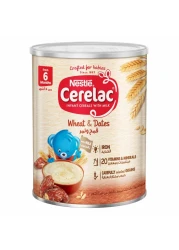 Nestle Cerelac Infant Cereal, Wheat and Dates, from 6 Months, 400g