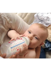 نوك فيرست تشويس + قارورة رضاعة مضادة للمغص SNK718 سعة 150 ملل - متعددة الألوان