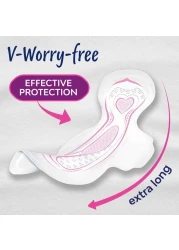 نانا نايت فوط صحية طويلة جدا رفيعة للغاية بأجنحة 16 فوطة