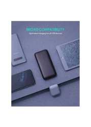 أوكي سليم باور بانك أسود 10000 مللي أمبير 15 واط