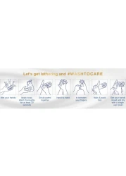 دوف للعناية والحماية بزبدة الشيا والفانيليا غسول اليدين والحماية أبيض 250 ملل .