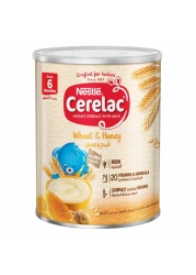 نستله سيريلاك حبوب أطفال، قمح وعسل من 6 أشهر، 400 غرام