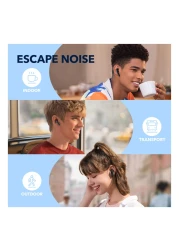 أنكر ساوندكور لايف P3 سماعات أذن بلوتوث لاسلكية بخاصية إلغاء الضوضاء مع علبة شحن - أسود