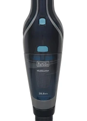 مكنسة كهربائية لاسلكية 2 في 1 14.4 فولت 28.8 واط من بلاك أند ديكر ، مكنسة يدوية مع قاعدة شحن ، اسود - SVA420B -B5