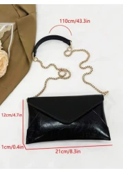 حقيبة مخططة ظرف صلابة بلون سادة بو بنمط ظرف  وهي حقيبة يد جميلة للحفلات الملونة في ألوان زاهية، تأتي بحزام كتف