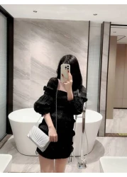 Moonlit EveBag Glitter Bling Shiny Glamorous Elegant Exquisite Mini Pleated Flap Design Evening Bag Dinner Bag For Party Girl Woman For Female Perfect For Party Wedding Prom Dinner Banquet For Best Gi