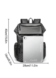 Fashionable Men s Large Capacity Floral Print Backpack Casual Commuting Travel Backpack College Laptop Bag Sports Backpack With Zipper Suitable For Commuting Great Gift For Men Backpack For Travel Bag