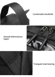 Large Capacity Outdoor Hiking Backpack Multifunctional Unisex Backpack For Travel Hiking Sports Water Resistant Padded Shoulder Straps To Relieve Fatigue Holiday Essentials Men Essentials