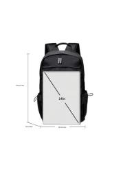Men s Solid Color Backpack Large Capacity Laptop Bag For Business Commuting And Short Trips With Side Charging Port Multi Functional Pockets Ideal For Outdoor Activities Gym Yoga Biking Perfect Gift F