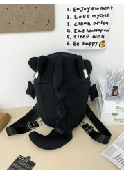 peach tree Shark Printed Backpack Stylish Simple Suitable For High School College Students Couples Commuting Travel Back To School Multi Pocket Lightweight Peach Tree Brand Ideal Gift For Men For Hall