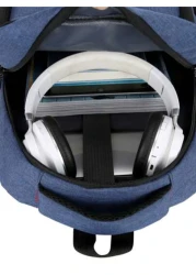 Convenient Sub Charging Backpack Men Purse Equipped With Night Reflective Strips Can Hold 15 6 Inch Computer Bag Lightweight School Bag Large Capacity Travel Bag Commuting Convenient Day Bag Multi Fun