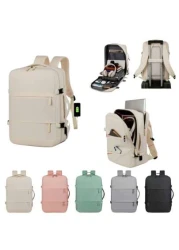 حقيبة ظهر سفر كبيرة للرجال حقيبة ظهر للحاسب المحمول في الأعمال قابلة للحمل 40x20x25 قابلة للحمل على الطائرة مقاوم