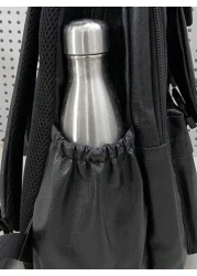 peach tree حقيبة ظهر كبيرة السعة مقاومة للماء، مناسبة للمدرسة والحاسوب والسفر والتخييم والأنشطة الخارجية، بتصامي