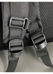 Lightweight Backpack With Waterproof Roll Top Closure Color Block Casual Fashion Portable Luggage Bag Suitable For Travel Outdoor Gym Students Personalized Gift Bags For Travel Laptop Bag Hiking Bag T