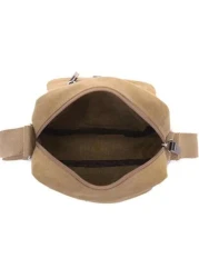 Men s Canvas Messenger Bag Stylish Shoulder Bag With Multiple Pockets Perfect For Outdoor Travel Crossbody Bag Sling Bag Side Bag Square Bag For Holiday School Bag Students Fall Bag Cylinder Bag Old M