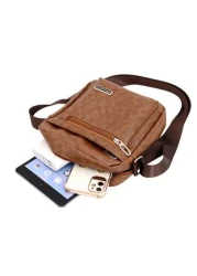 Men s Bag Casual Shoulder Bag Men s Bag Casual Cross Body Bag PU Leather Bag Business Bag For Gifts For Christmas Gifts Side Bags For Sling Bag For Crossbody Bag Shoulder Bag Dad Gifts Boyfriend Gifts