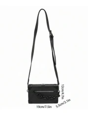 حقيبة كروسبودي حقيبة الكتف، لون المشمش/الأسود/البني، حقيبة أسلوب مرتفع، حقيبة صيفية مدرسية لأثناء العطلة، مق