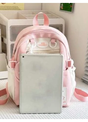 Japanese Cute Girl Hit Color Mini Shoulder Bag Female Korean Version Of The Dopamine Star Small Backpack Junior High School And High School School Bag Out Of The Travel Study Spring Tour Shoulder Bag