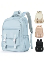 حقيبة مدرسية، حقيبة كلية، حقيبة ظهر لابتوب تناسب حتى 15.6 بوصة، حقيبة ظهر للسفر مقاومة للماء، حقيبة مدرسية للمر