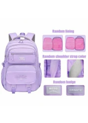 1pc Large Capacity Girls Backpack Casual Fashion Backpack 15 6 Inch Laptop Backpack School Bag With Luggage Strap Outdoor Traveling Bag Suitable For Teenage Girls School And Travel