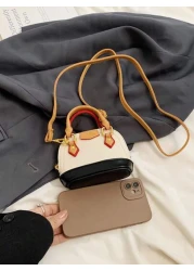 حقيبة كتف وحقيبة صغيرة مصغرة على شكل صدفة أنيقة وجذابة، مناسبة للمناسبات المسائية و جميع المناسبات