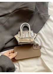 Popular Shiny Niche Mini Wing Bag Big Eye Bag Fashionable Pocket Smiling Face Bag Fashionable Versatile Handbag Super Cute Mini Bag Kawaii Mini Crossbody Bag