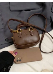 New Mini Bowling Ball Bag Retro Handbag Simple And Versatile Mainly Used For Hanging Decorative Items Small Capacity And Low Practicality