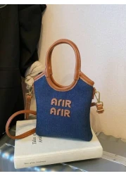 New Mini Handbag Contrast Color Versatile Phone Pouch Fashionable Accessory Bag This Is A Small Size With Compact Volume