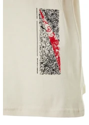  Collection Stone Oversize/Wide Cut Text Back Printed 100% Cotton T-Shirt Tmnss21Ts1064