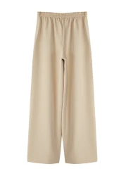  Collection Wide Leg and Buttons Side Woven Fabric Pants - Twoss20Pl0398