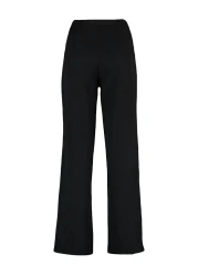  Collection بنطال أسود مطوي بأرجل واسعة - TWOAW22PL0475