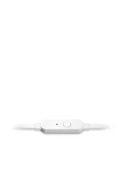 جي بي إل تيون 110 سماعات رأس سلكية داخل الأذن بصوت باس عميق، قوي، ونقي - أبيض